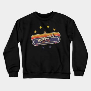 Maroon 5 ElaCuteOfficeGirl Vintage Crewneck Sweatshirt